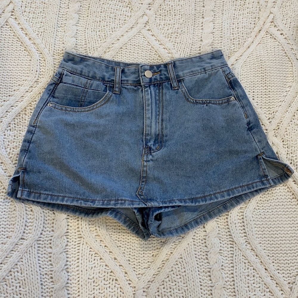 High Rise Stretch Mini Skort